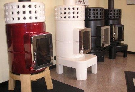 Kaminofen im Wohnzimmer